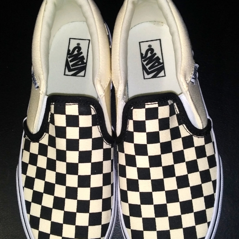 Black and White Checkered Vans